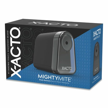 X-ACTO Mighty Mite Electric Pencil Sharpener, AC-Powered, Mineral Green 19501X